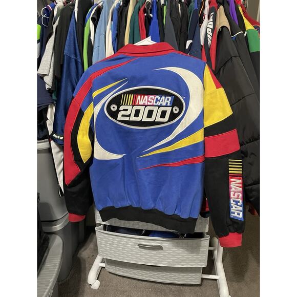 Size S- VTG Chase Authentics Nascar 2000 Embroidered Full Zip Jacket